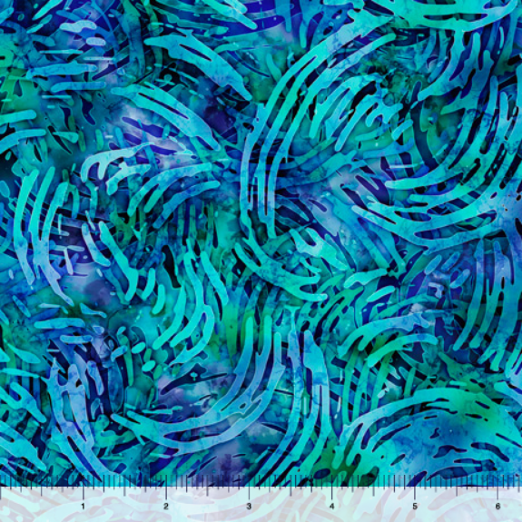 Tropicalia - Swirl Geo - blue